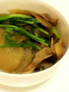 大根と舞茸と葱の煮物-レシピのメイン写真