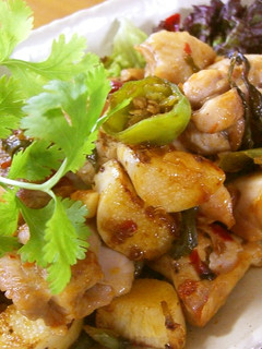 タイ♪鶏と長芋のスィートバジルチリ炒め-レシピのメイン写真