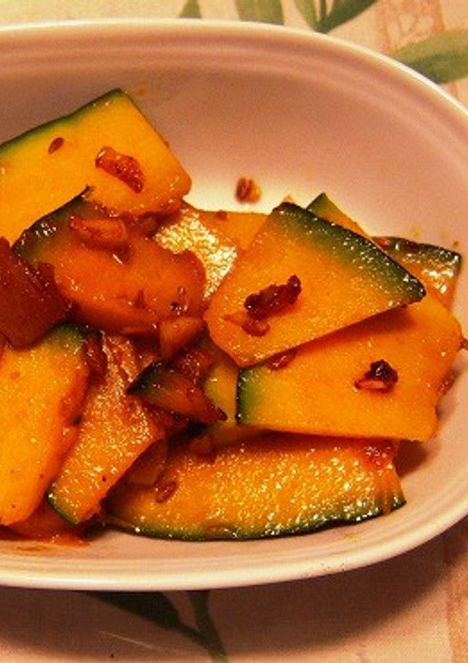野菜嫌いの　かぼちゃのクミン炒め-レシピのメイン写真