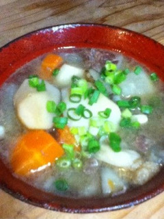 具だくさんの牛汁-レシピのメイン写真
