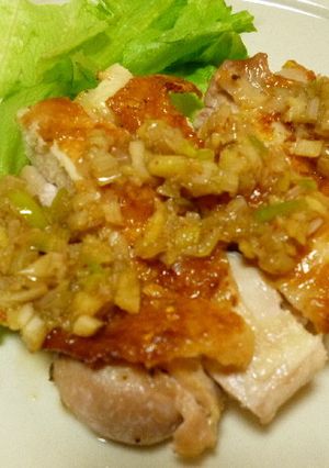 グリルチキンの薬味ソース-レシピのメイン写真