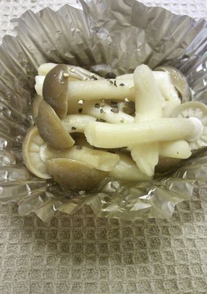 レンジで簡単お弁当のおかず☆きのこソテー-レシピのメイン写真