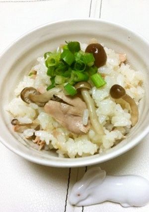 ツナ&しめじの炊き込みご飯-レシピのメイン写真