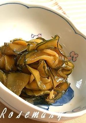 夏はひんやり。　胡瓜と生姜の煮びたし-レシピのメイン写真