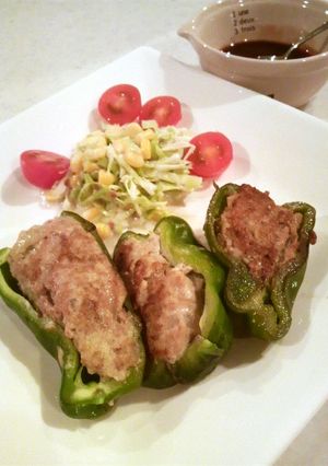 ピーマンの肉詰め☆お弁当にも-レシピのメイン写真