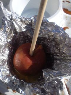 BBQでデザート!ワイルドな焼きリンゴ♪-レシピのメイン写真