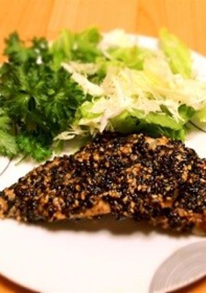 ささみのゴマたっぷり焼き♬-レシピのメイン写真