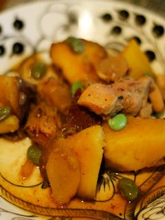 鶏肉とサツマイモの甘辛煮-レシピのメイン写真