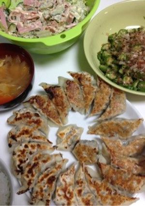 野菜たっぷり☆ニンニク抜きヘルシー餃子！-レシピのメイン写真
