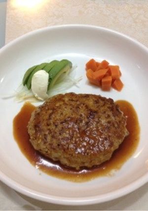 じゅ~じゅ~☆ハンバーグ♪-レシピのメイン写真