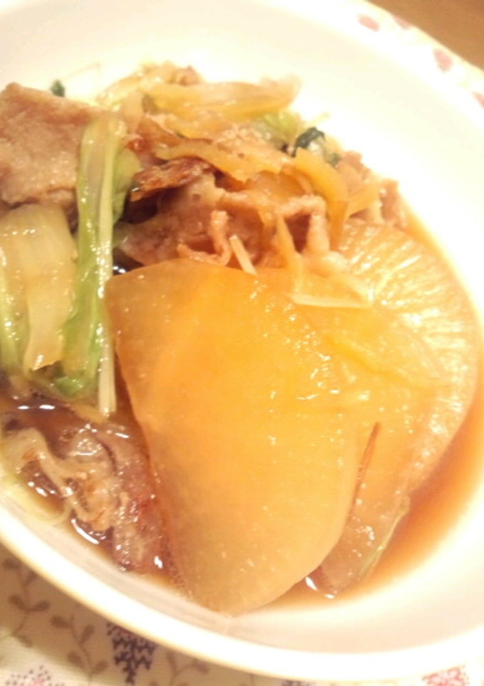 大根と豚肉の炊いたん-レシピのメイン写真