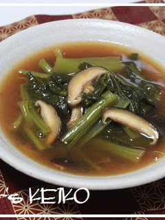 小松菜としいたけのさっぱり煮-レシピのメイン写真