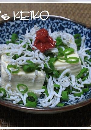 【農家のレシピ】しらすと梅肉の冷奴-レシピのメイン写真