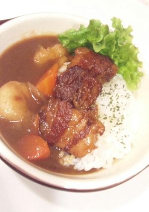 市販のルーで旨すぎ！角煮カレー-レシピのメイン写真