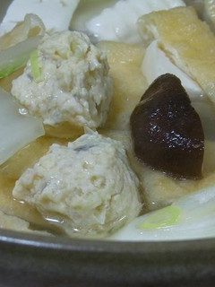 鍋に入れよう!鶏の肉だんご-レシピのメイン写真