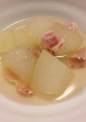 冬瓜とベーコンの煮物-レシピのメイン写真