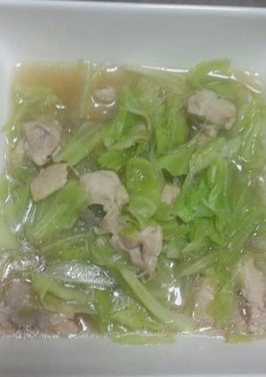 鶏肉とキャベツのコンソメ煮-レシピのメイン写真