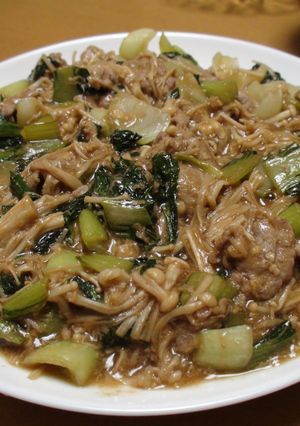 ☆母直伝☆青梗菜と牛肉の中華炒め-レシピのメイン写真