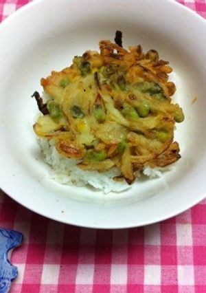 野菜かき揚げ丼-レシピのメイン写真