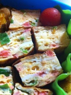 ネギと紅生姜の卵焼き-レシピのメイン写真