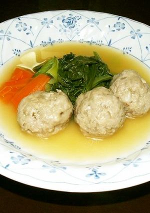 青梗菜と肉団子のスープ煮-レシピのメイン写真
