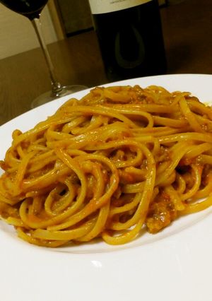 濃厚！トマトクリームパスタ。-レシピのメイン写真