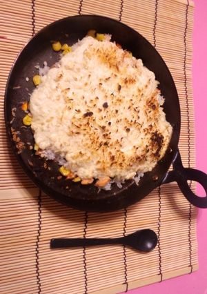 鮭ほうれん草の豆腐なんちゃってドリア-レシピのメイン写真