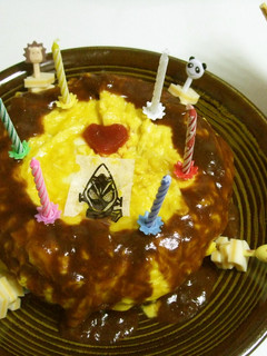 ちょっぴりヘルシーオムライスケーキ♪-レシピのメイン写真