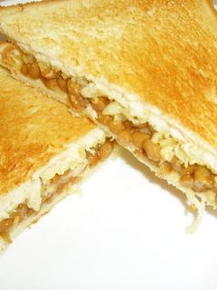 食べやすい!納豆トースト-レシピのメイン写真