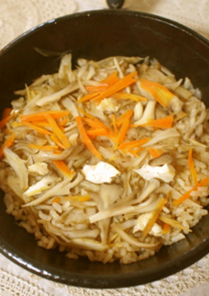 ごぼうと生姜の炊き込みご飯-レシピのメイン写真