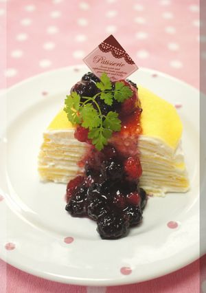 * 濃コク&ハッピー ❤ミルククレープ♪-レシピのメイン写真