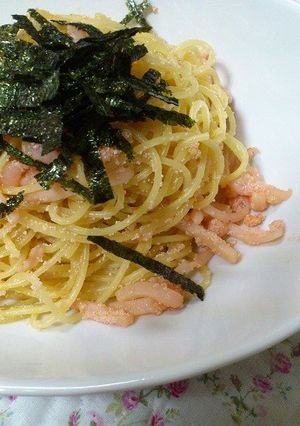イカ明太パスタ-レシピのメイン写真