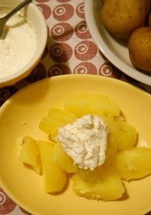 ふかしポテトのオニオンソース-レシピのメイン写真