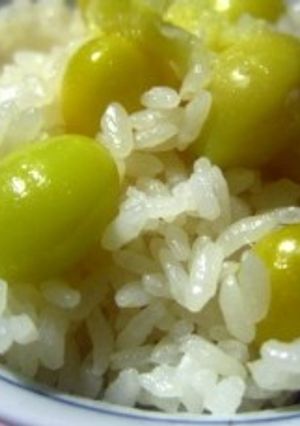 炊飯器で炊く「ぎんなんご飯」-レシピのメイン写真