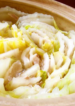 鶏味塩で作る豚バラと白菜のミルフィーユ鍋-レシピのメイン写真