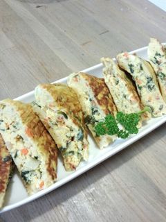 わかめ、野菜の玉子焼き★-レシピのメイン写真