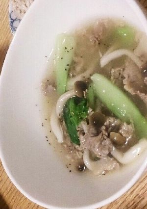 チンゲンサイと豚肉の中華風旨煮-レシピのメイン写真
