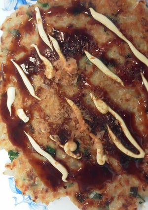 豚挽き肉で子供にも好評お好み焼き-レシピのメイン写真