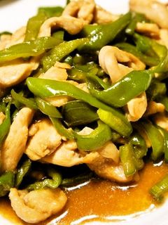 細切りで時短!鶏とピーマンの生姜炒め-レシピのメイン写真