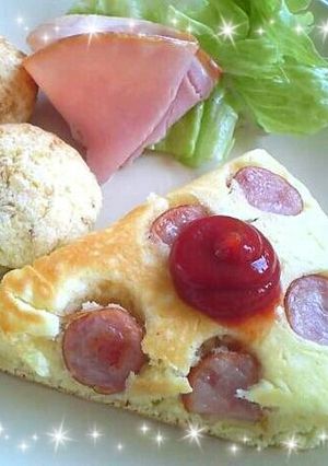 HMで☆ノンエッグお食事パンケーキ-レシピのメイン写真