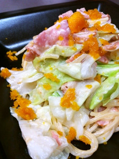 生クリームは使わずに☆豆乳クリームパスタ-レシピのメイン写真