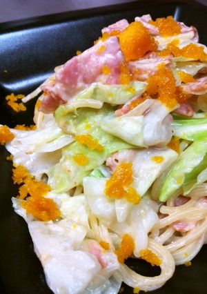 生クリームは使わずに☆豆乳クリームパスタ-レシピのメイン写真