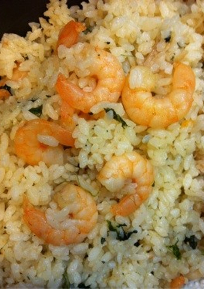 炊飯器でエビピラフ-レシピのメイン写真