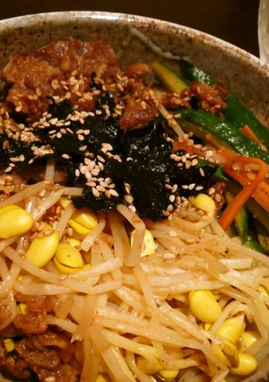 野菜いっぱい！お手製ビビンバ丼-レシピのメイン写真