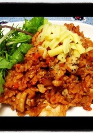 お家ランチ♡あるもんでチキンライス♡-レシピのメイン写真