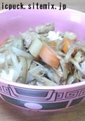 鶏ごぼう男子　-レシピのメイン写真