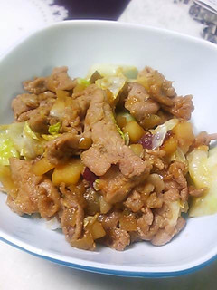 秋のあまうま生姜焼き丼-レシピのメイン写真