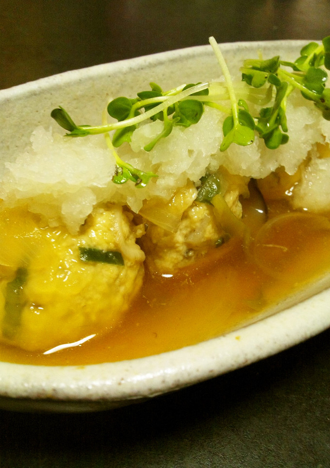ダイエットこうやde鶏団子の揚げだし風-レシピのメイン写真