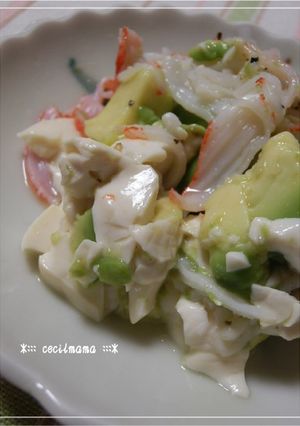 簡単・アボガトと豆腐の塩麹和え-レシピのメイン写真