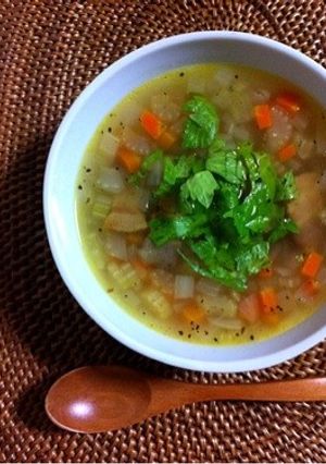 セロリスープ☆みじん切り野菜スープ-レシピのメイン写真